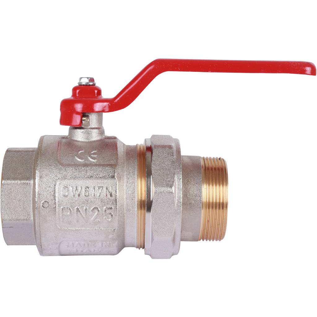 Кран шаровой Itap полнопроходной IDEAL 098 (ручка, американка, 2), 56838