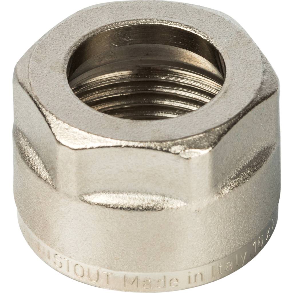 Фитинг компрессионный STOUT евроконус для труб PEX 16х2,0х3/4, SFC-0020-001620