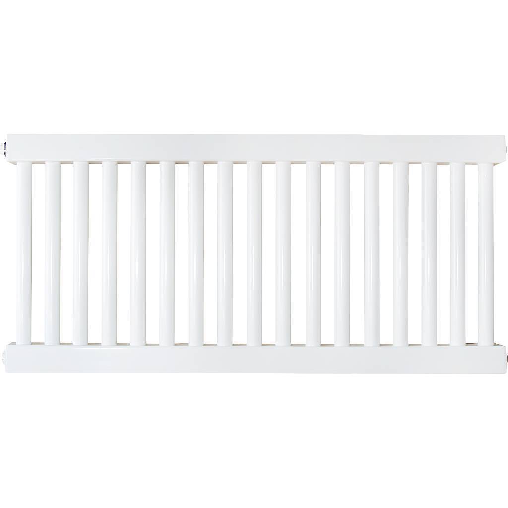 Трубчатый стальной радиатор КЗТО РС 1-500-17 секций 1/2 боковое подключение RAL9010, РС15001712RAL9010