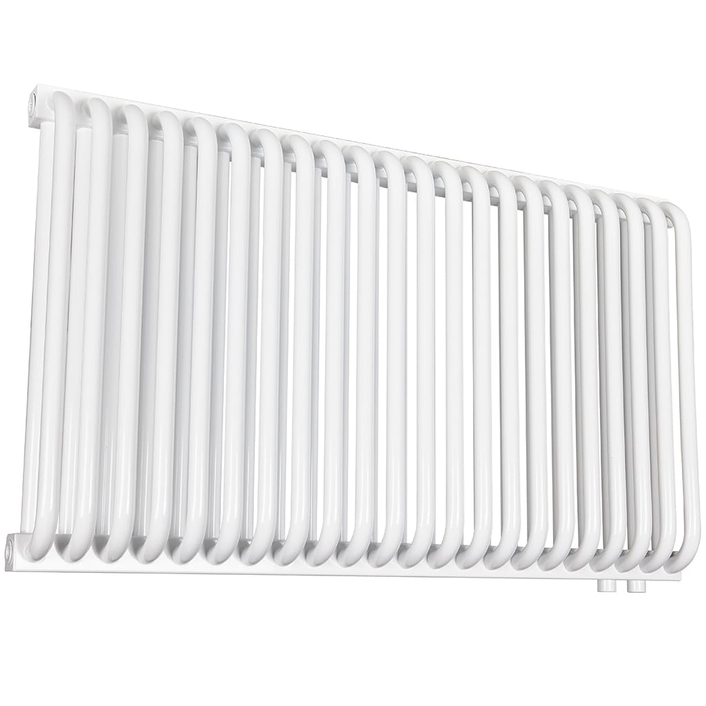 2-х трубчатый радиатор стальной ROMMER RST 2050/22 секции нижнее правое подключение RAL9016, RST-205022-020