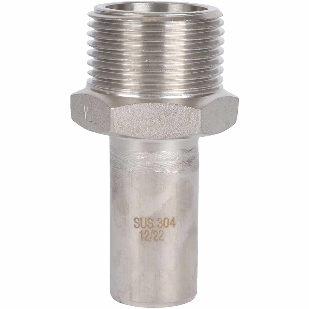 Вставка ROMMER переходная НПр-НР, 22х1, из нержавеющей стали прессовой, RSS-1024-000221