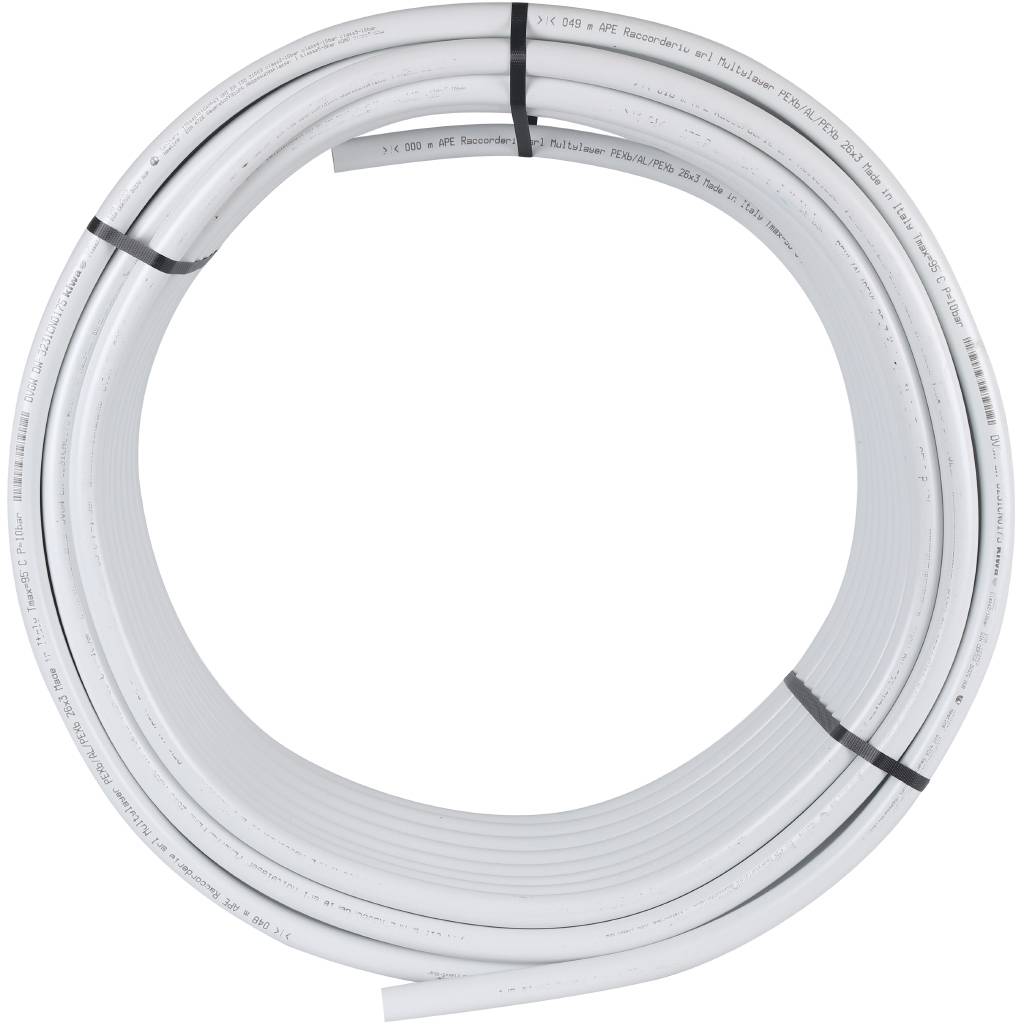 Труба металлопластиковая APE 26х3,0 (бухта 50м), 9MN04263050F