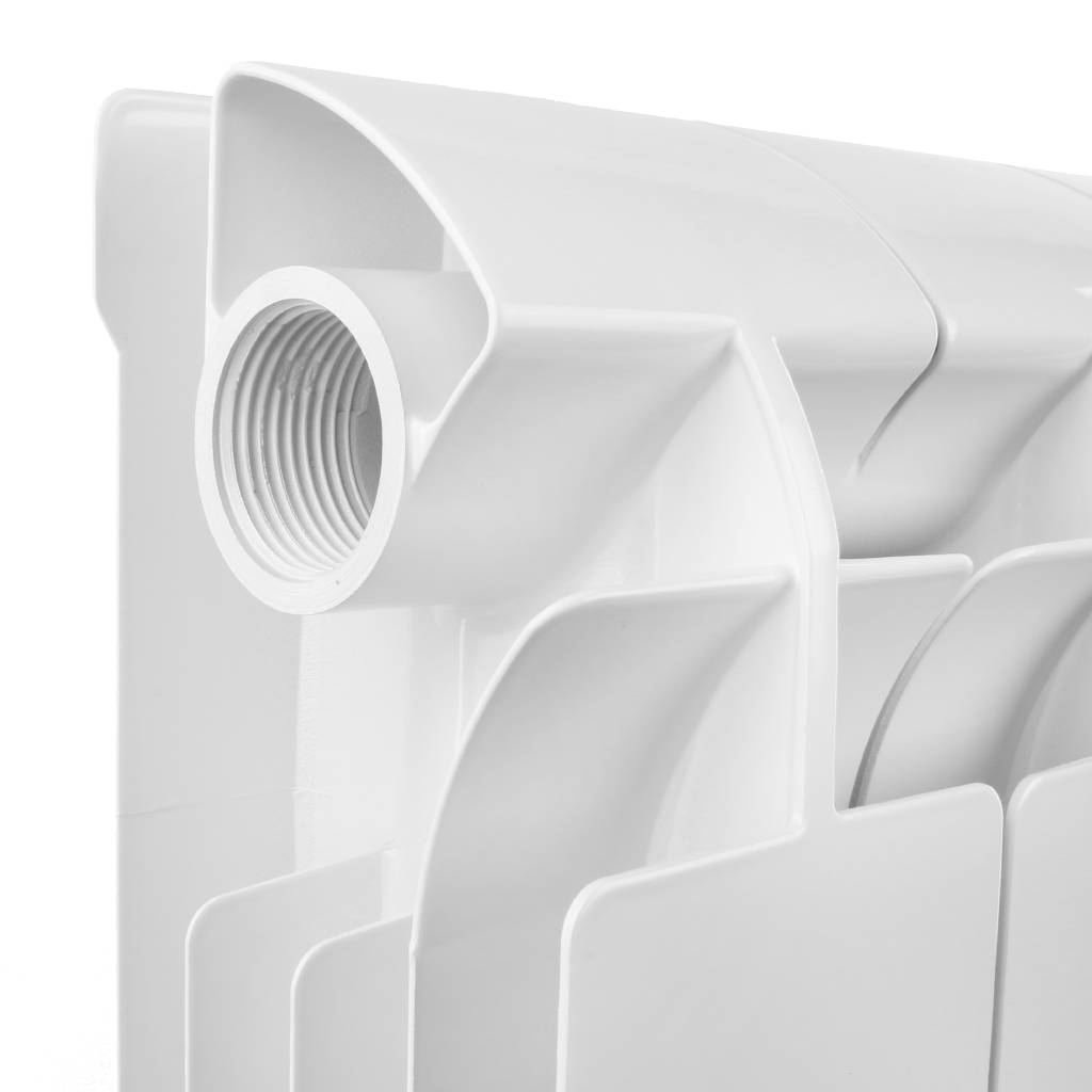 Радиатор алюминиевый Global VOX- R 500 10 секций боковое подключение (белый RAL 9010), VX05001010