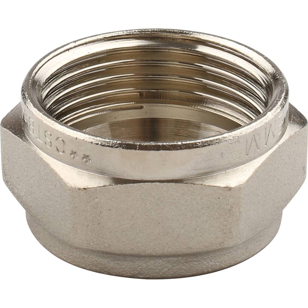 Муфта TIEMME с внутренней резьбой (20х2.0х3/4) для металлопластиковых труб винтовой, 1600011