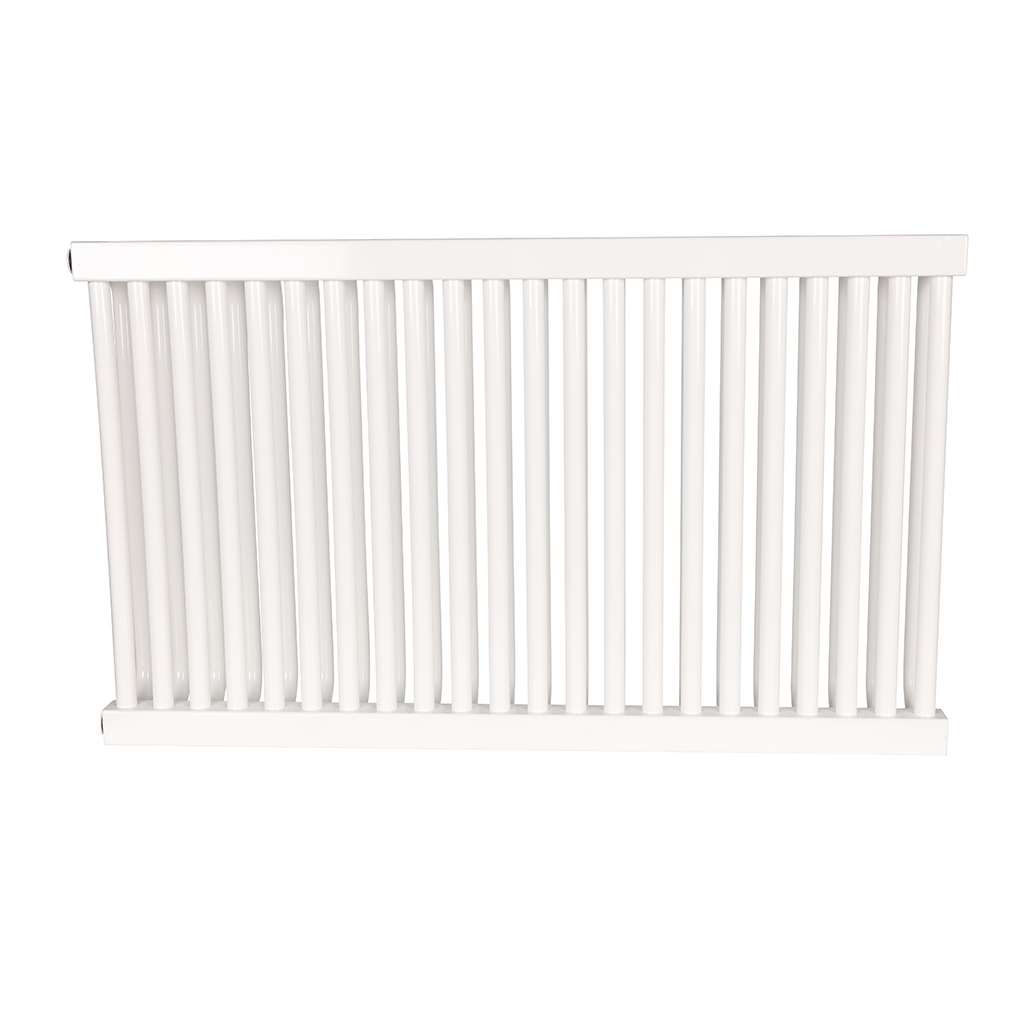 2-х трубчатый стальной радиатор ROMMER RST 2050/22 секции боковое подключение RAL9016