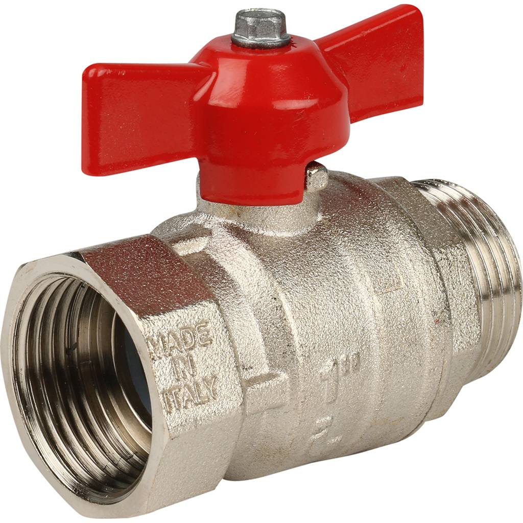 Кран шаровой Itap IDEAL 093 1 муфта/резьба полнопроходной (бабочка)