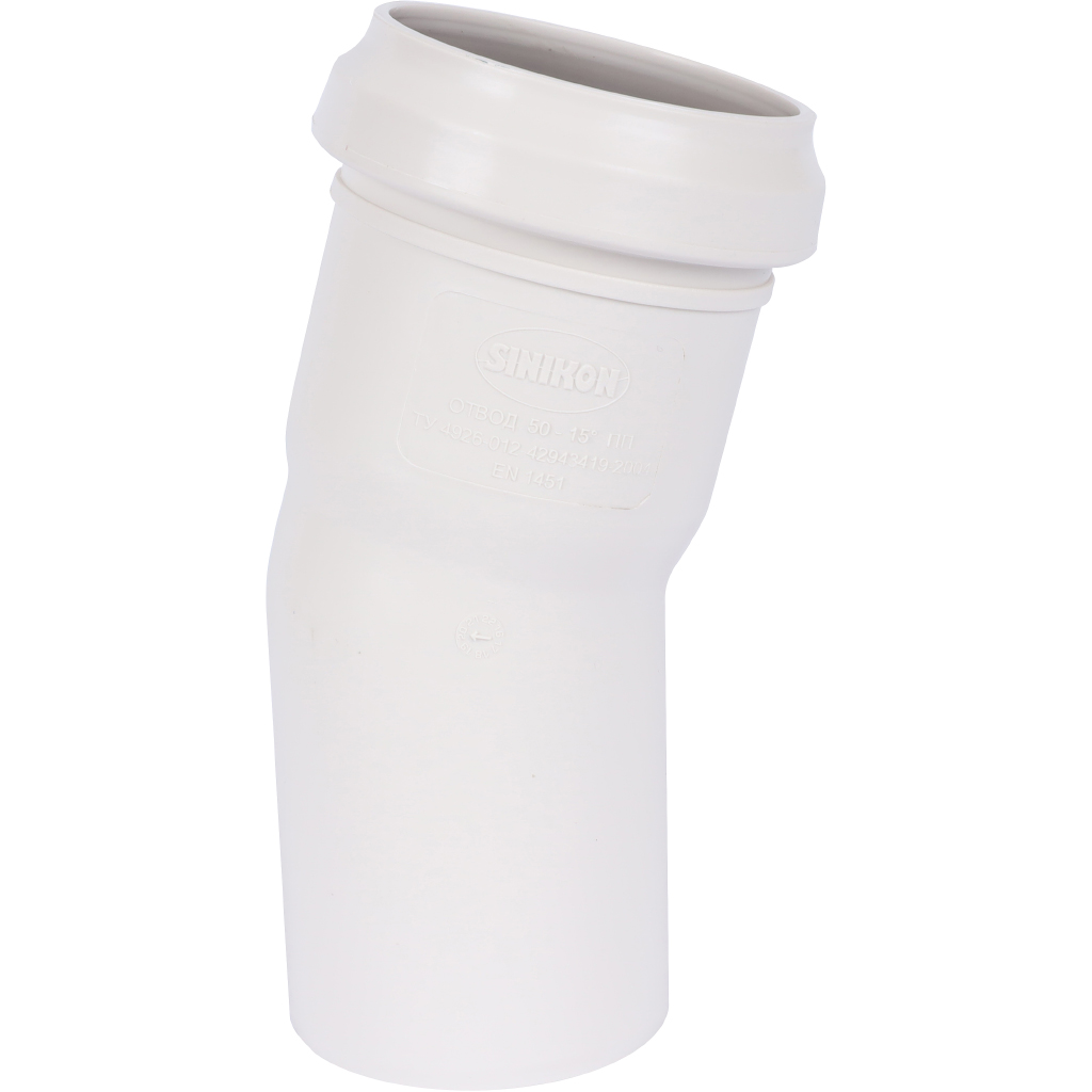Отвод Sinikon D050 x 15, 504025.K