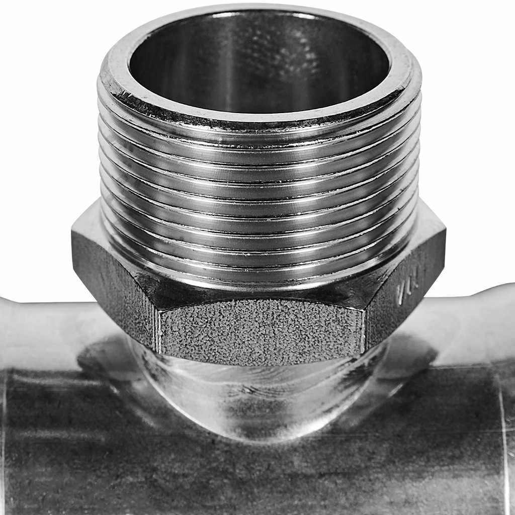 Тройник-Переходник ROMMER ВПр-НР, 54х11/4, из нержавеющей стали прессовой, RSS-1016-054114