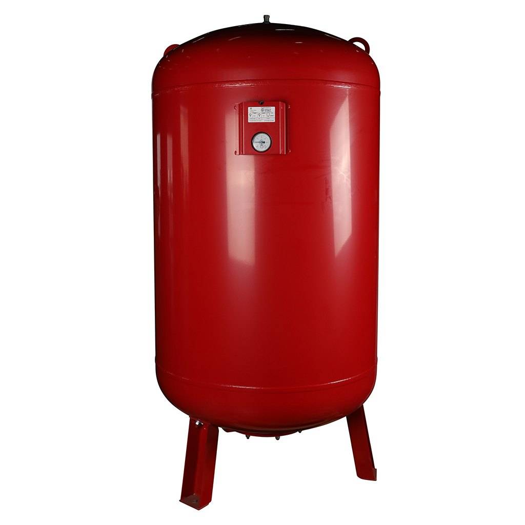 Расширительный бак STOUT STH-0006 на отопление 1000 л (цвет красный), STH-0006-001000