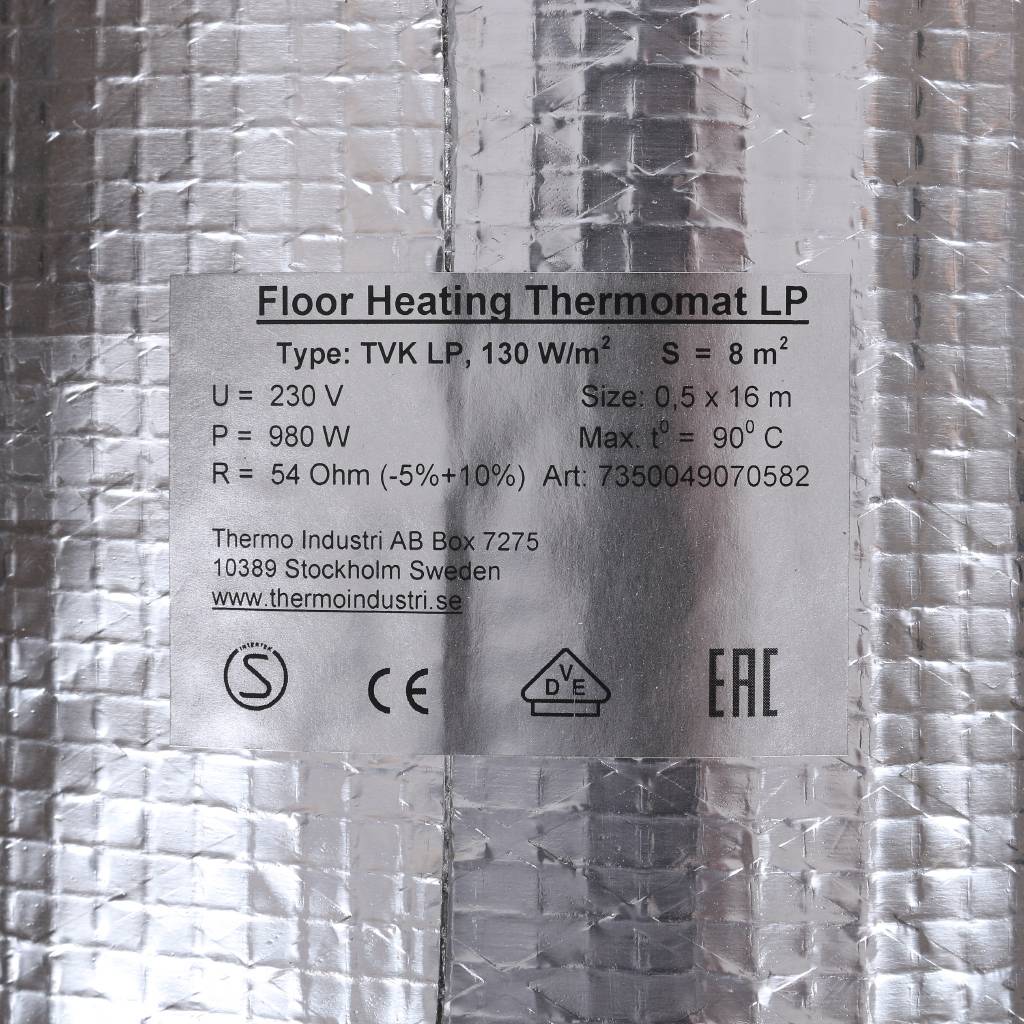 Термомат THERMO LP 8 м.кв, TVK-LP-8