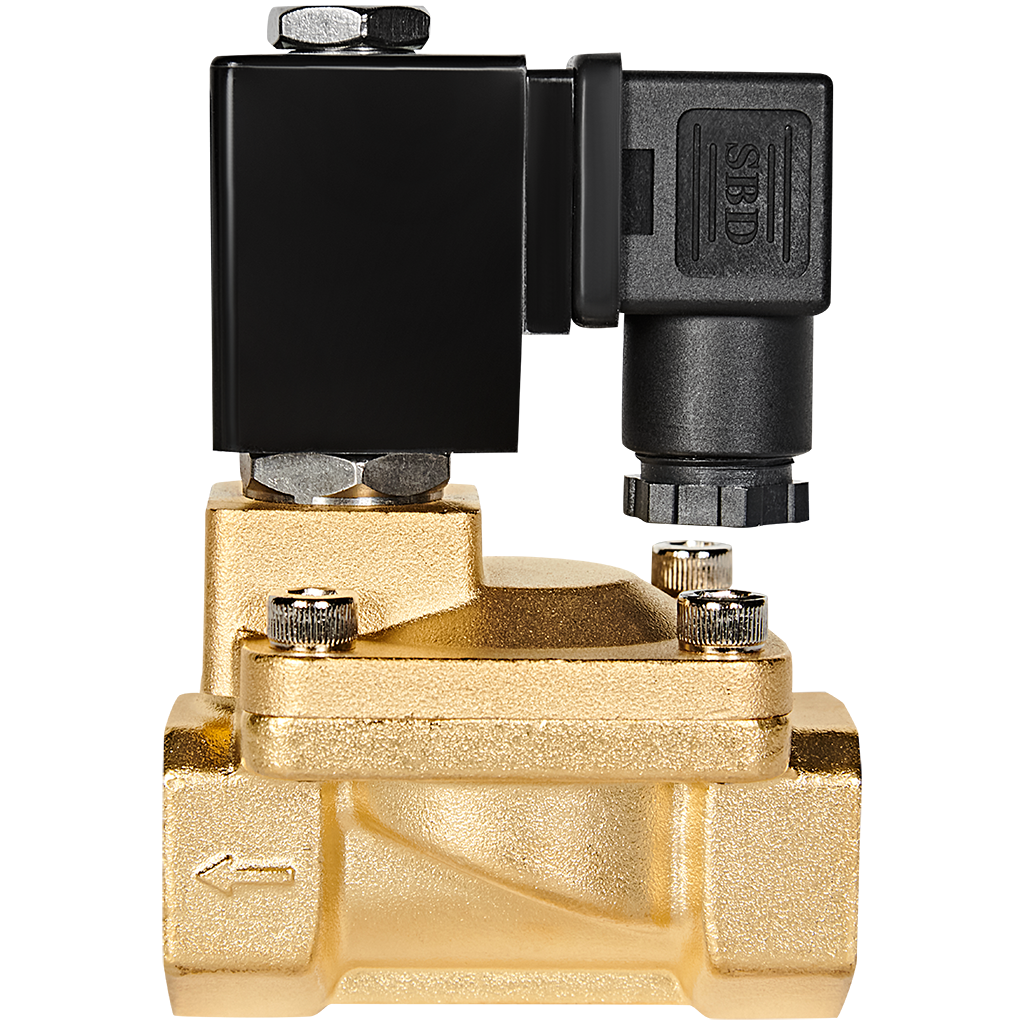 Клапан соленоидный (электромагнитный) STOUT непрямого (пилотного) действия НЗ 220В G3/4 SSV-0030-220020