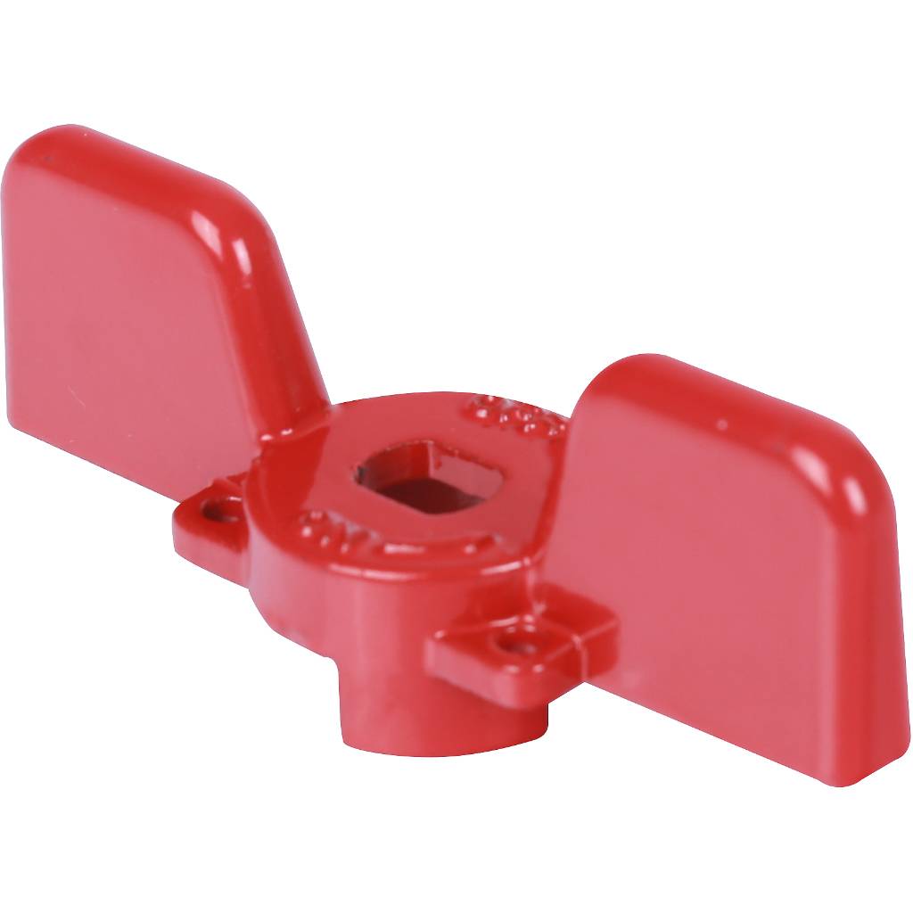 Ручка-бабочка STOUT для шарового крана STOUT 1/2 -3/4 (Красная), SVB-BUT-1234-02