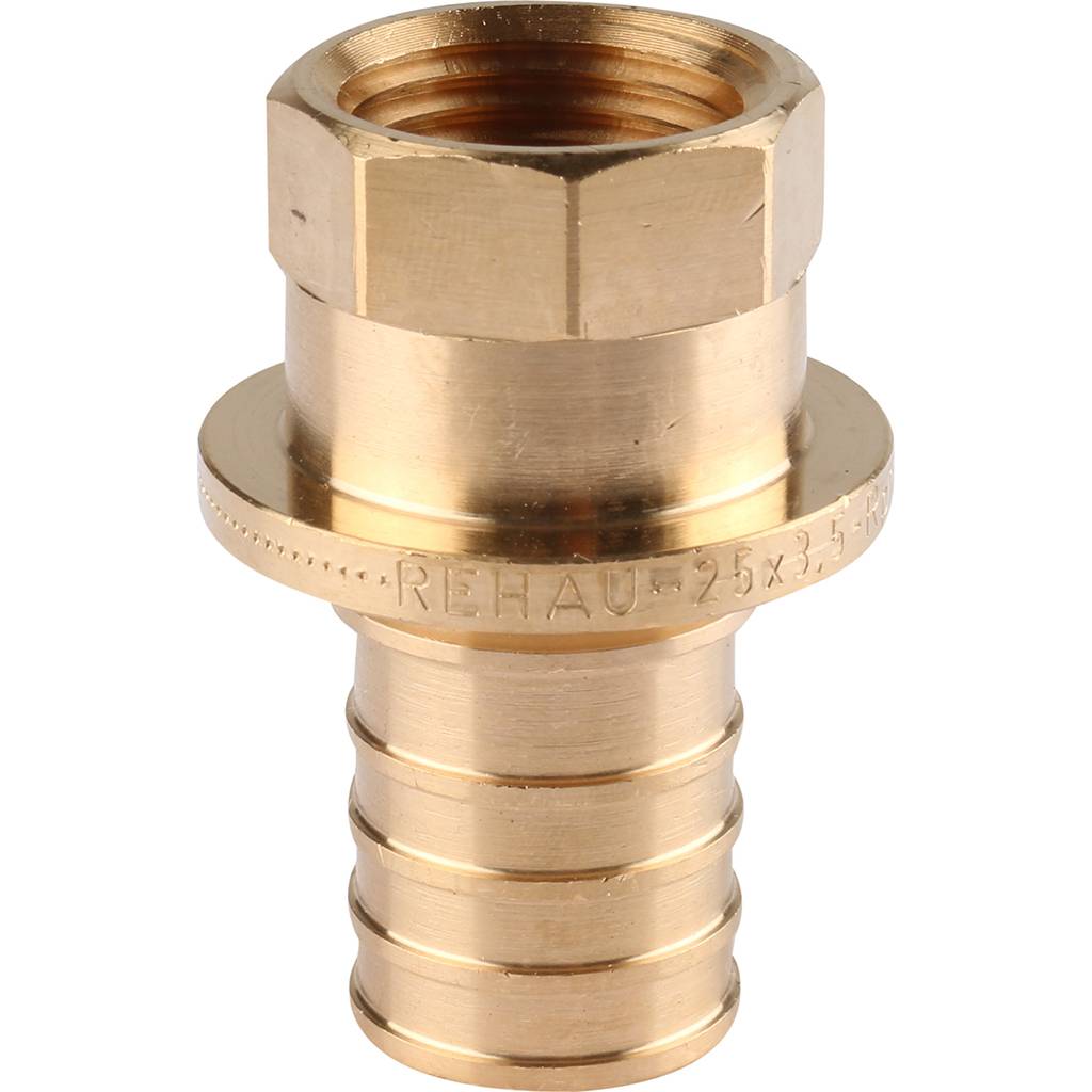 Переходник РЕХАУ RAUTITAN с внутренней резьбой 25-Rp 1/2 RX+ для труб из сшитого полиэтилена аксиальный