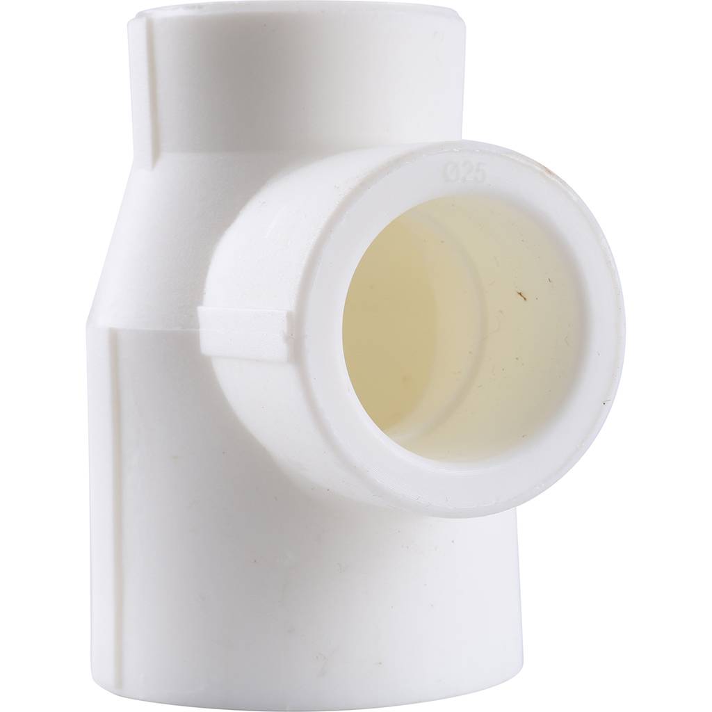 Тройник переходной Kalde 32х25х20 для полипропиленовых труб под сварку (цвет белый), 3212-tio-322520
