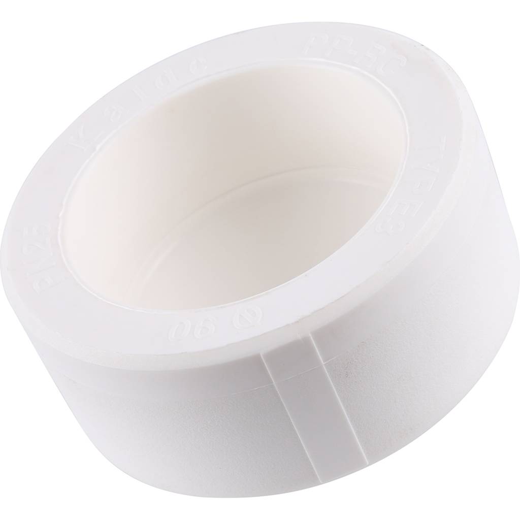 Заглушка Kalde d=90 для полипропиленовых труб под сварку (цвет белый), 3292-ste-900000