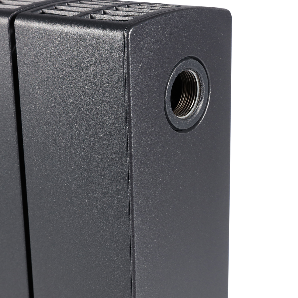 Радиатор биметаллический RIFAR SUPReMO 350 6 секций боковое подключение (ТИТАН), 4RS35-6-TI