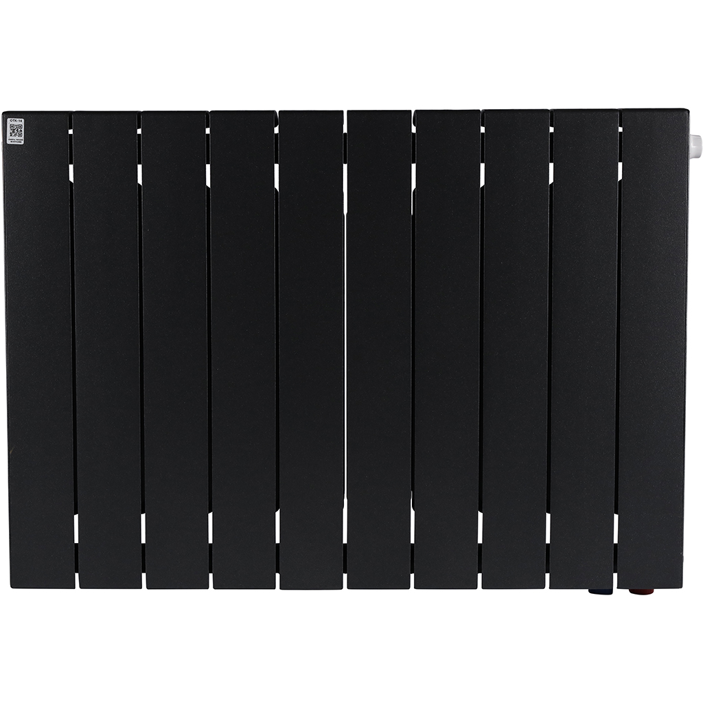 Радиатор биметаллический RIFAR SUPReMO VENTIL 500 SVR 10 секций нижнее правое подключение (Цвет АНТРАЦИТ), 4RS50.VR-10-AN