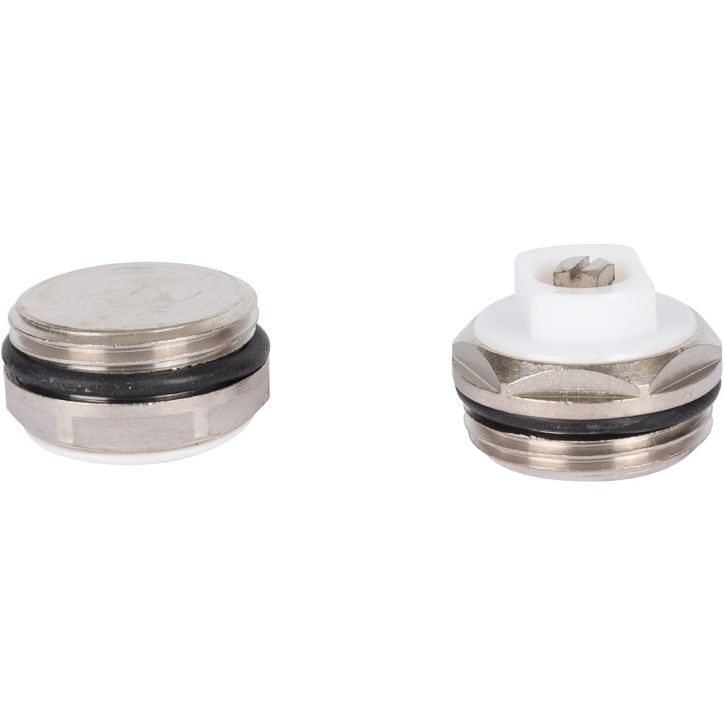 Универсальный монтажный комплект STOUT для подключения радиатора 3/4 RAL 9016, SKU-0111-000134