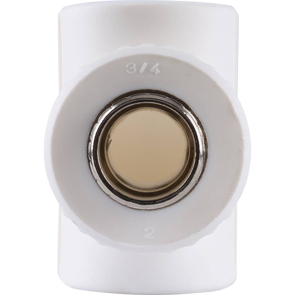 Тройник Kalde с наружной резьбой для полипропиленовых труб 32х3/4, 3222-tmo-320c32