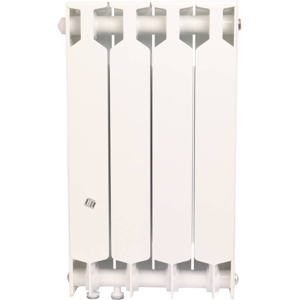 Радиатор биметаллический RIFAR SUPReMO VENTIL 500 SVR 4 секции нижнее правое подключение (белый RAL 9016), 4RS50.VR-4