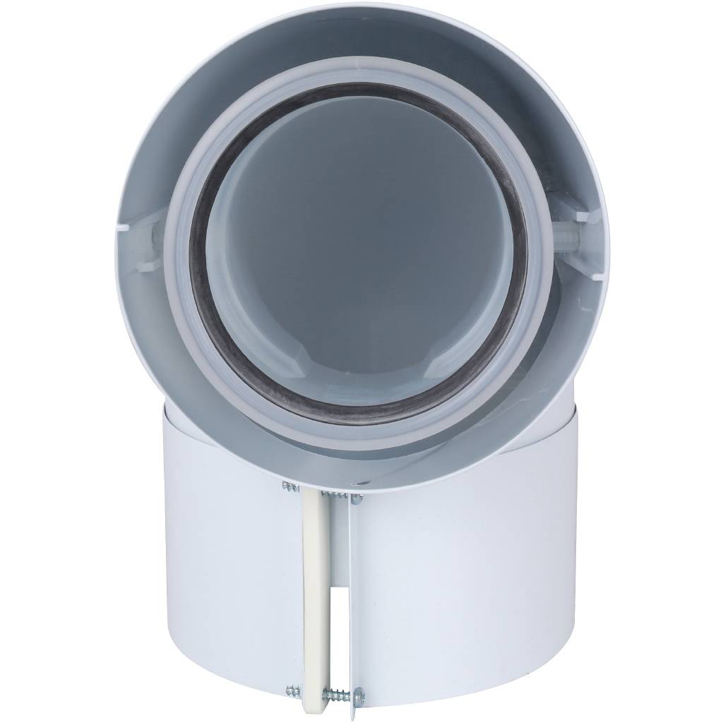 Отвод Vaillant для труб 80/125 мм. 87° РР, 303210