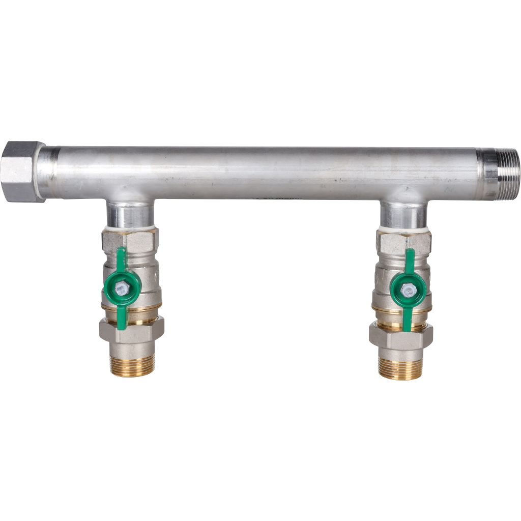 Напорный и всасывающий коллектор для установок Grundfos CMBE twin 1  - 1 1/4, 99229453