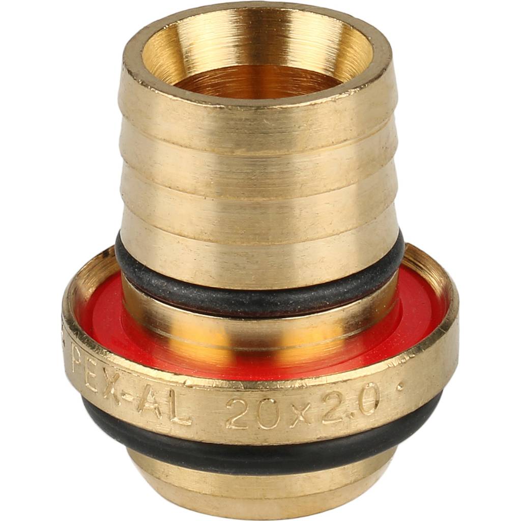 Тройник переходной STOUT 26х20х26 для металлопластиковых труб винтовой, SFS-0010-262026