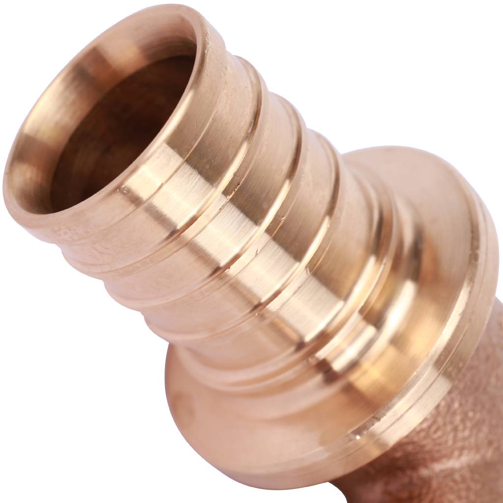 Тройник РЕХАУ RAUTITAN PLATINUM с уменьшенным боковым и торцевым проходами 32-25-25RX для труб из сшитого полиэтилена аксиальный, 13777461001