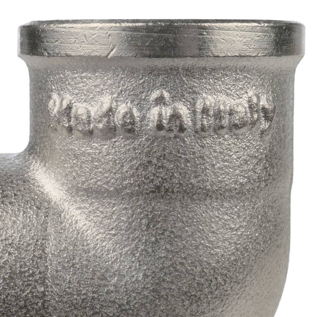 Угольник STOUT с креплением ВР никелированный 1/2, SFT-0039-000012