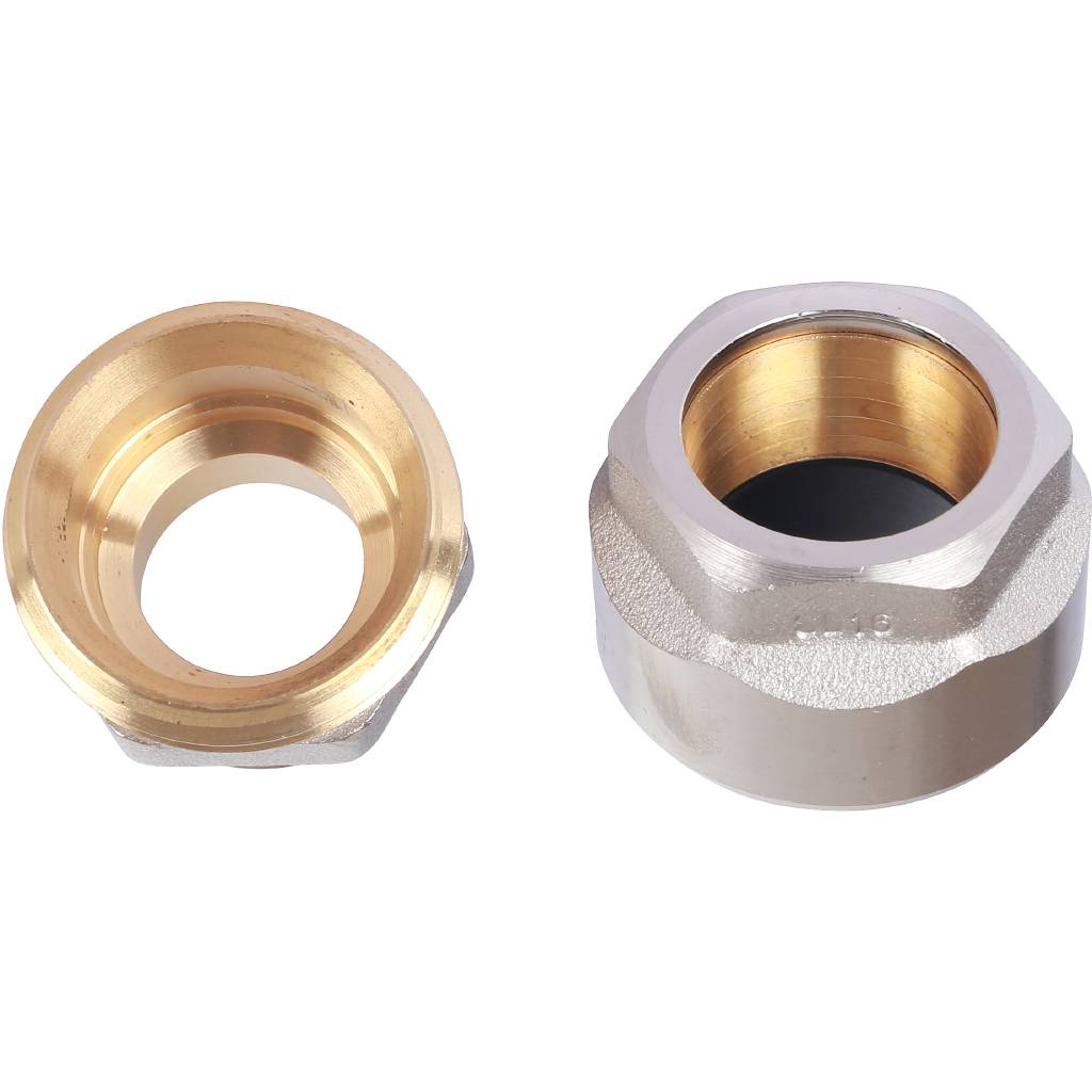 Фитинг Meibes резьбовой латунный Plus для стальных труб 1/2”*3/4” НР, F13063