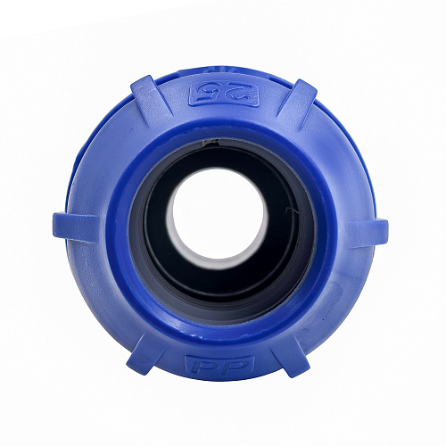 Муфта компрессионная, полипропилен наружная резьба 25х 3/4, для полиэтиленовых труб, РТП