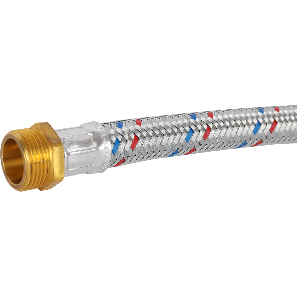 Гибкая подводка для воды STOUT НР 1 х ВР 1, длина 1000 мм, SHF-0127-181515