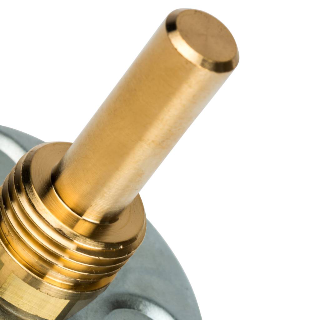 Термометр биметаллический с погружной гильзой STOUT 50 мм