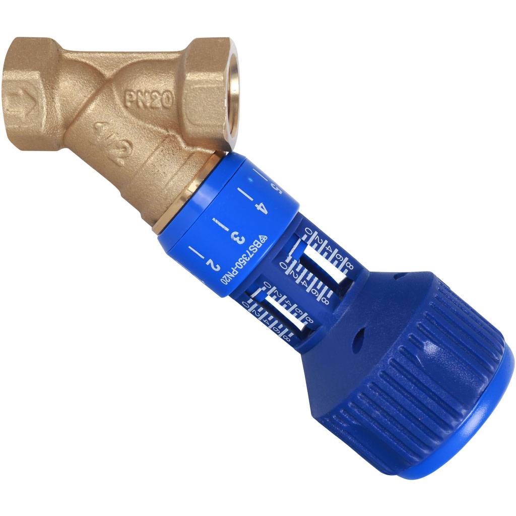 Клапан балансировочный Cimberio 727ОТ 1/2 PN20 BB ручной без изм. ниппелей, CIM 727OT 12