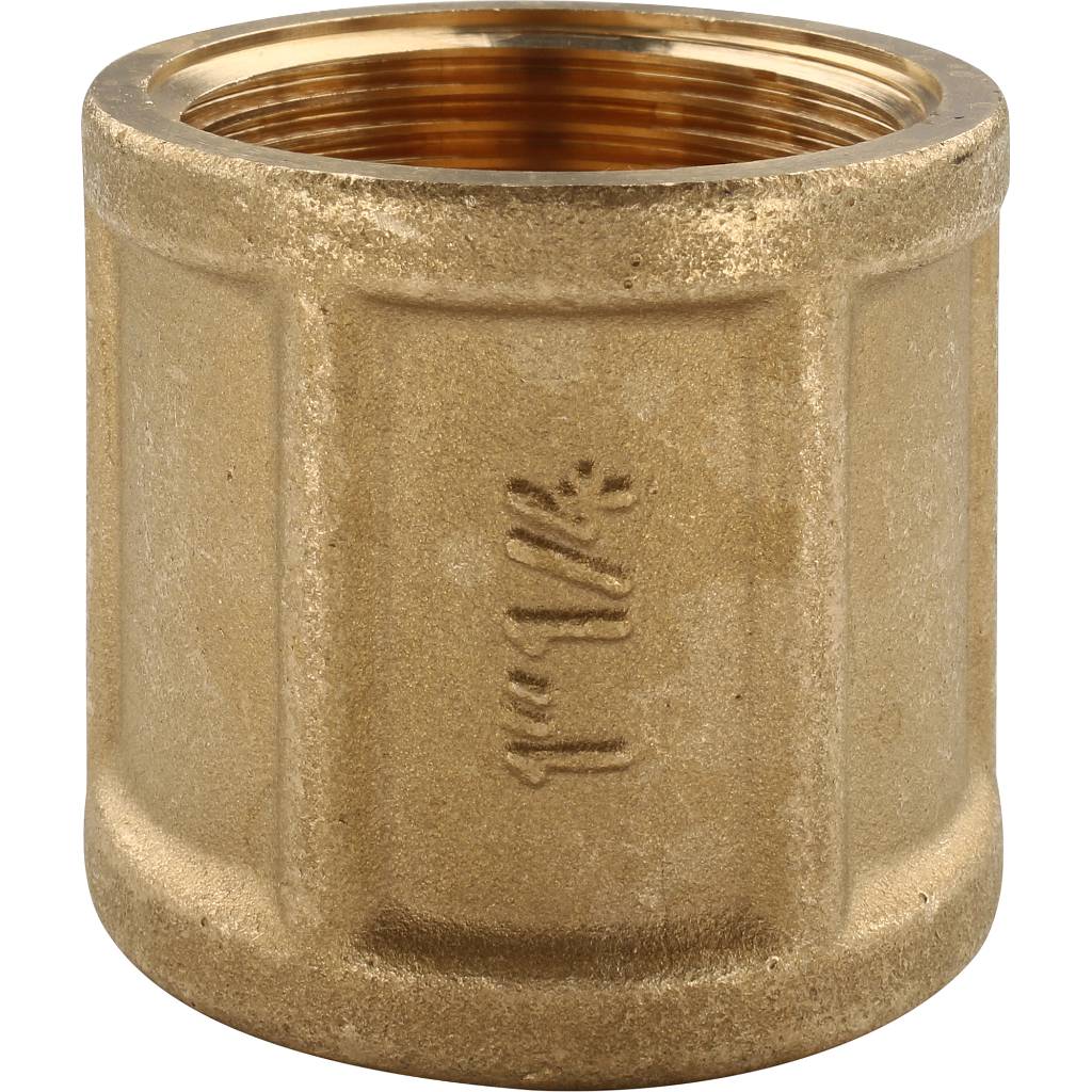 Муфта TIEMME ВВ 1 1/4х1 1/4 для стальных труб резьбовой, 1500122