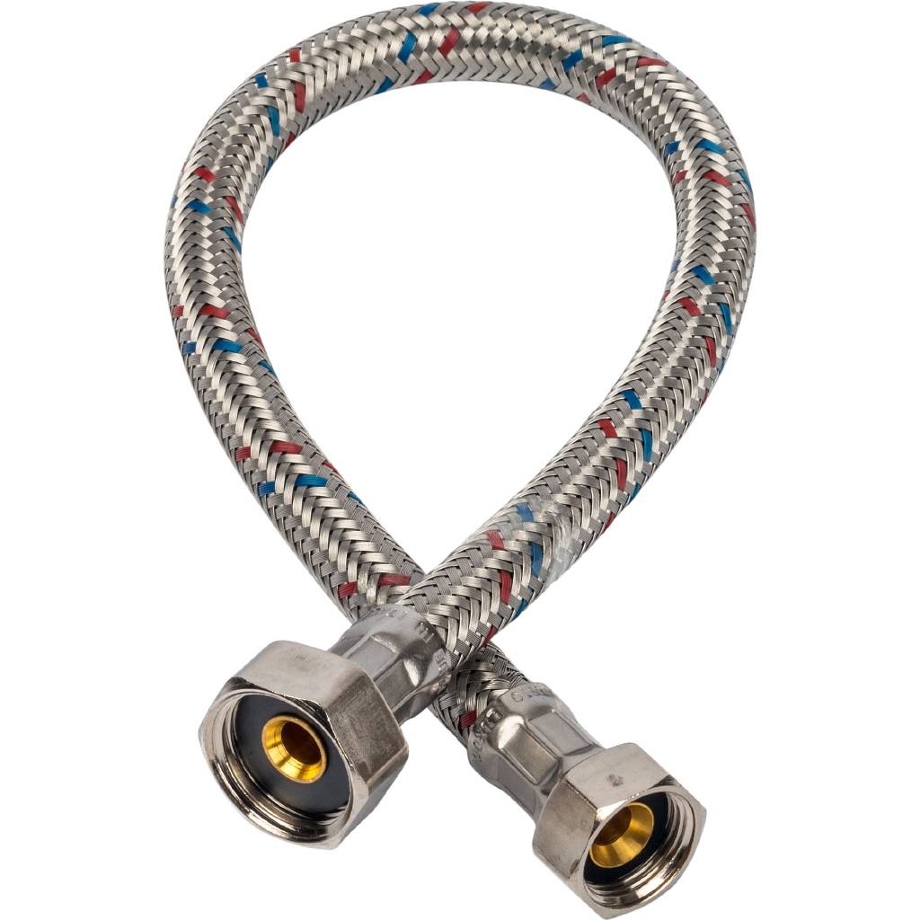 Гибкая подводка для воды STOUT ВР 1/2 х ВР 3/8, длина 400 мм, SHF-0105-081510