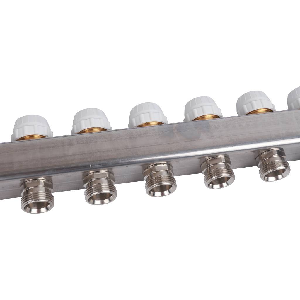 Коллектор из нержавеющей стали без расходомеров STOUT 13 выходов