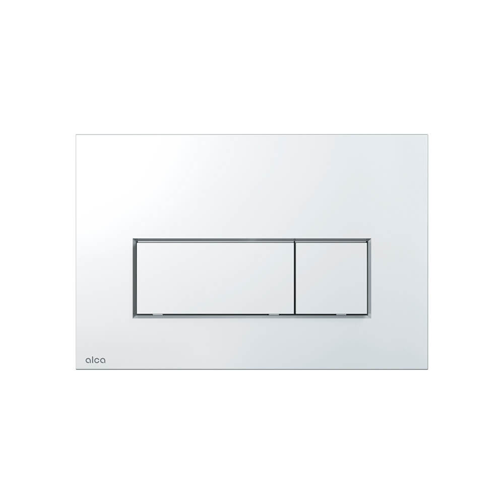 Инсталляция AlcaPlast с кнопкой хром глянцевая и шумоизоляцией, AM101/1120-4:1 M571-VE-01