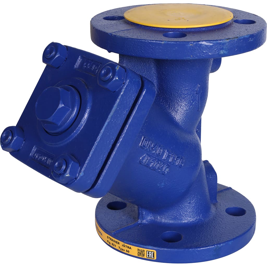 Фильтр сетчатый ZETKAMA 821А Ду40 Ру16 фланцевый