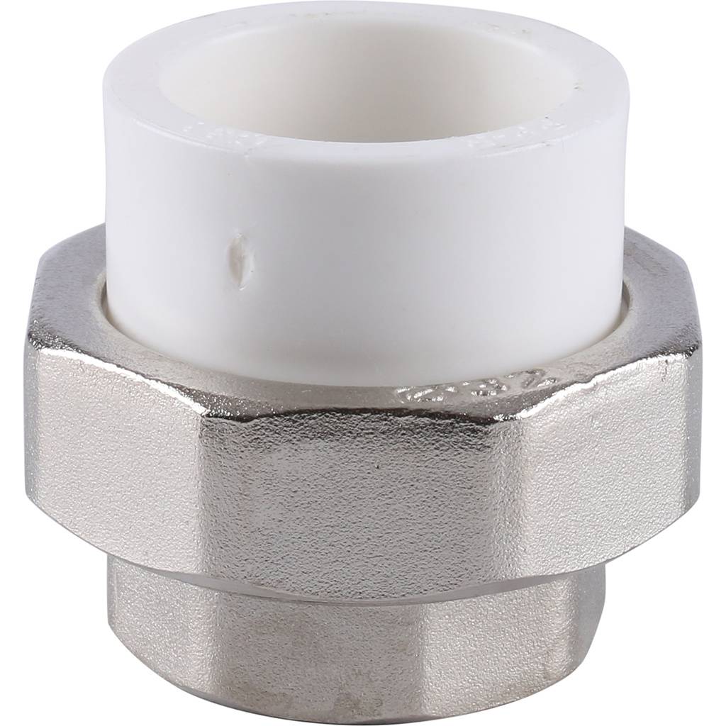 Муфта разъемная Kalde с внутренней резьбой 32x1 для полипропиленовых труб под сварку (цвет белый), 3252-tuf-321000