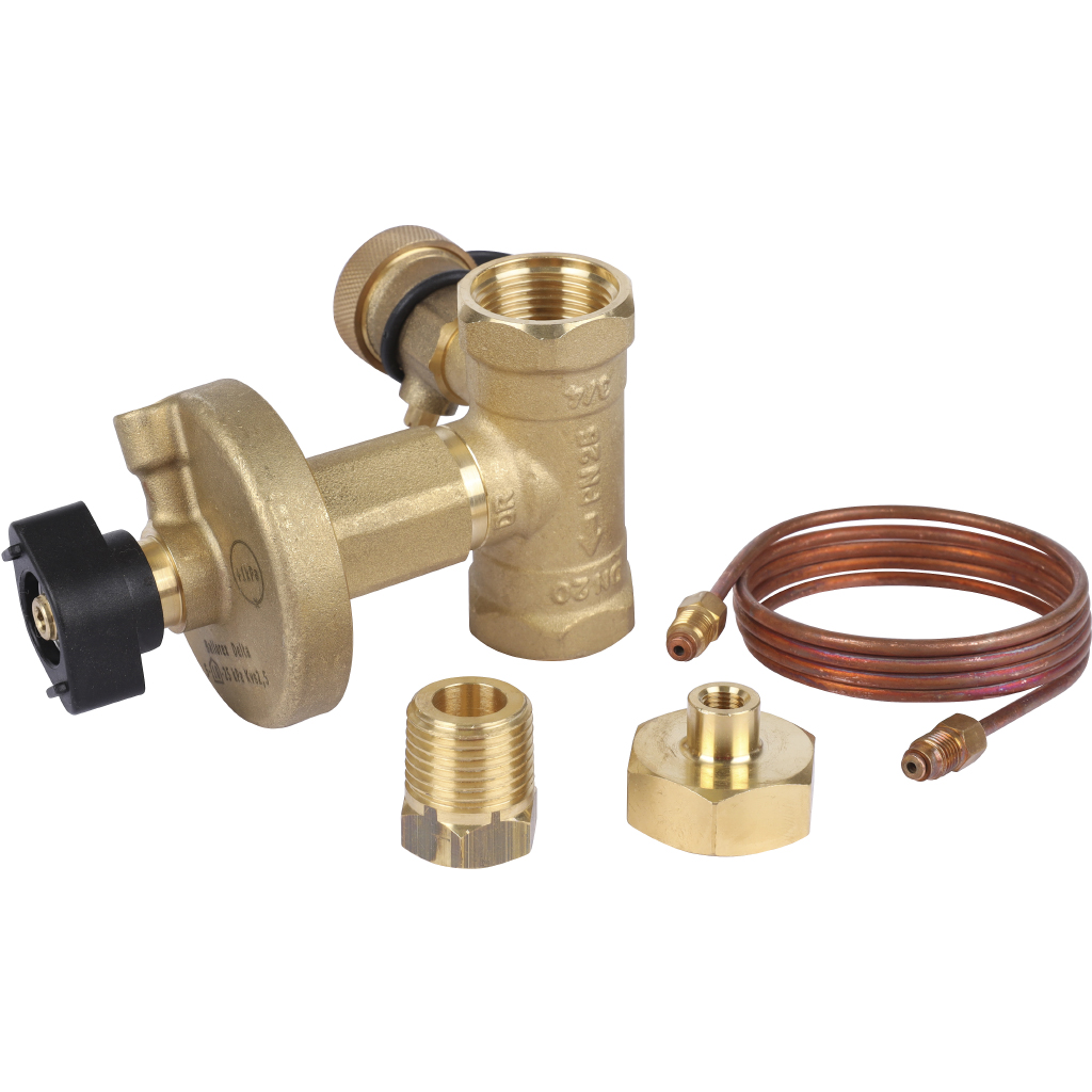 Клапан балансировочный БРОЕН DP DN 020 PN 25 автоматический в комплекте с импульсной трубкой и дренажным краном