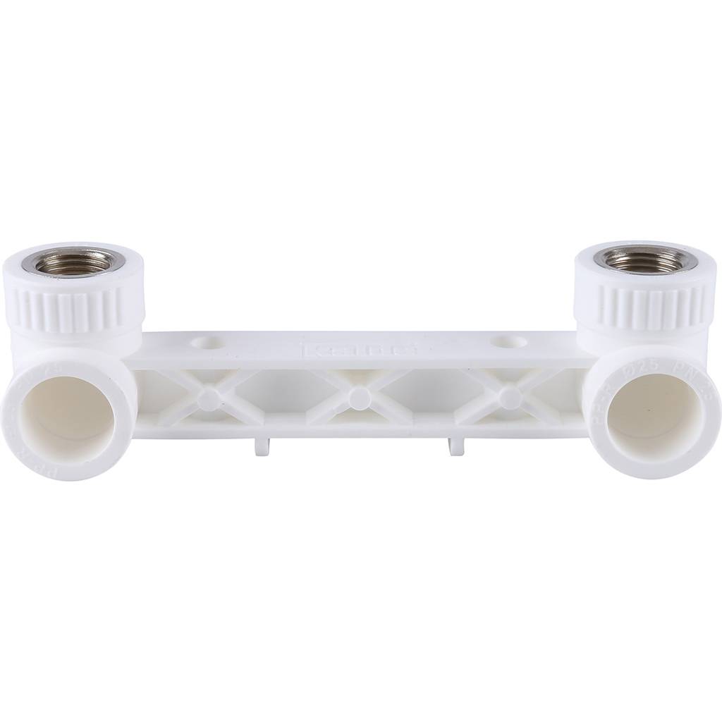 Настенный комплект Kalde 25х1/2 для смесителя для полипропиленовых труб под сварку (цвет белый), 3222-bat-250b05