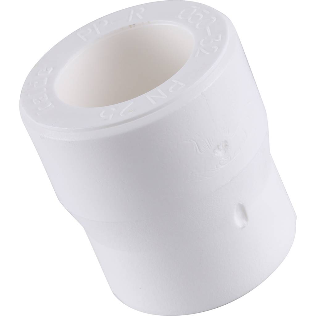 Муфта переходная Kalde 50x32 для полипропиленовых труб под сварку (цвет белый)