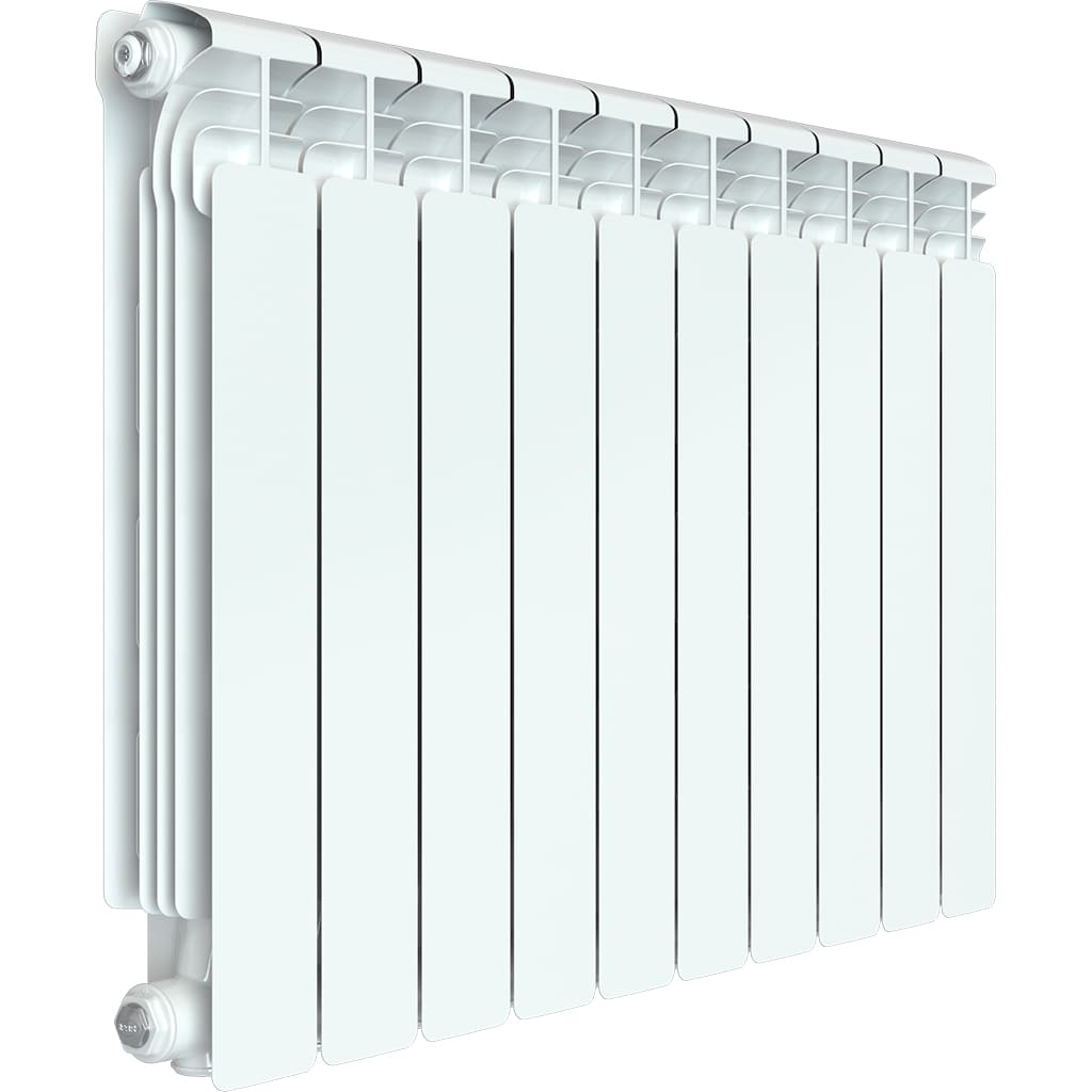 Радиатор алюминиевый RIFAR ALUM VENTIL 500 VL 10 секции нижнее левое подключение (белый RAL 9016), 2RАl50.VL-10