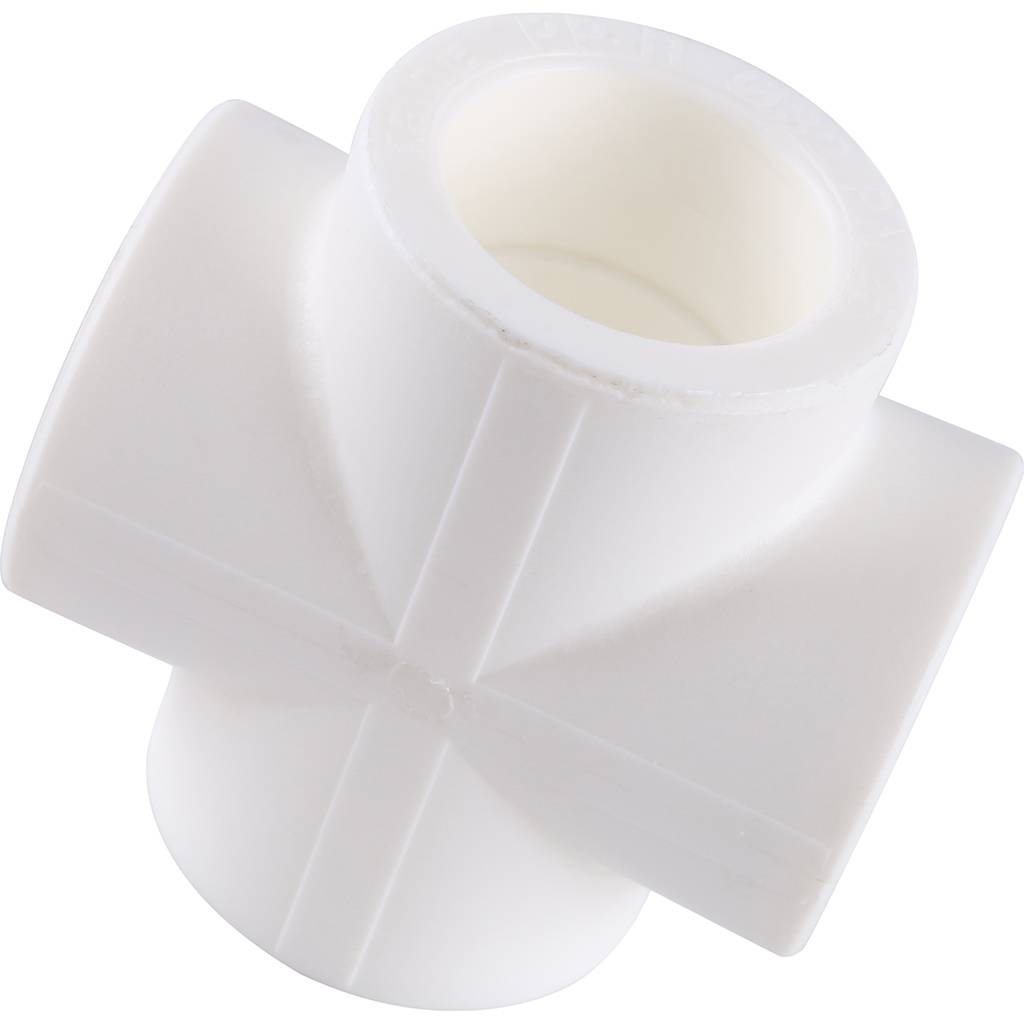 Крестовина Kalde d=32 для полипропиленовых труб под сварку (цвет белый), 3212-crs-320000