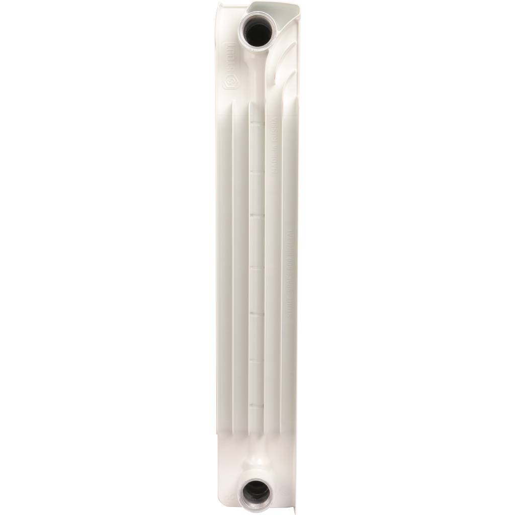 Радиатор биметаллический STOUT Space 500 7 секций боковое подключение RAL9016, SRB-0310-050007