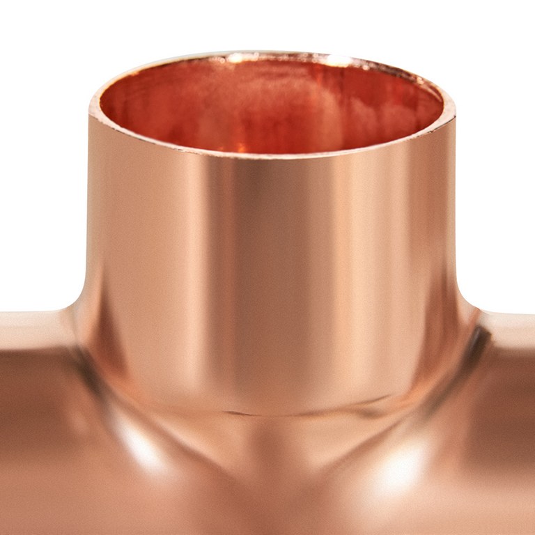 Тройник JINTIAN ВП 22 из меди под пайку, JT-1513022