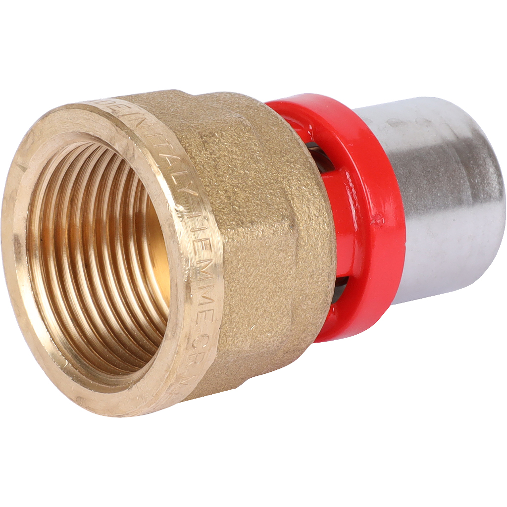 Муфта TIEMME с внутренней резьбой 20x3/4 для металлопластиковых труб прессовой, 1650033