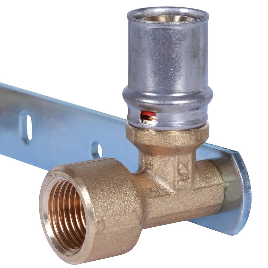 Настенный комплект для смесителя STOUT 1/2 x20 для металлопластиковых труб прессовой, SFP-0013-001220