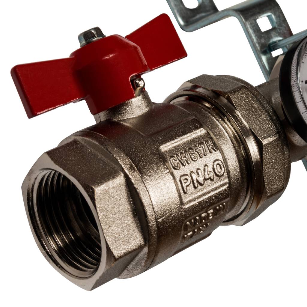 Коллектор из нержавеющей стали в сборе без расходомеров STOUT 4 выхода, SMS 0912 000004